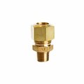 Atc 3/8 in. Compression bin X 1/8 in. D MPT bin Brass Connector 6JC120110701019